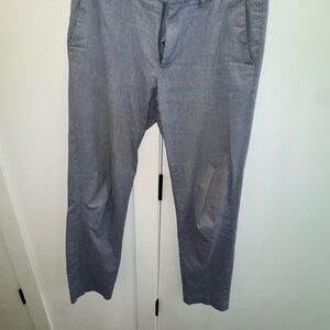 Men's Gray Casual Pants - Classic Straight Fit